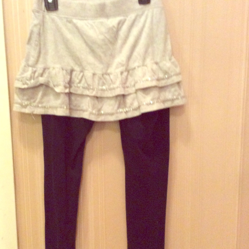 Girls Gray and Black Skort/Capri from Circo